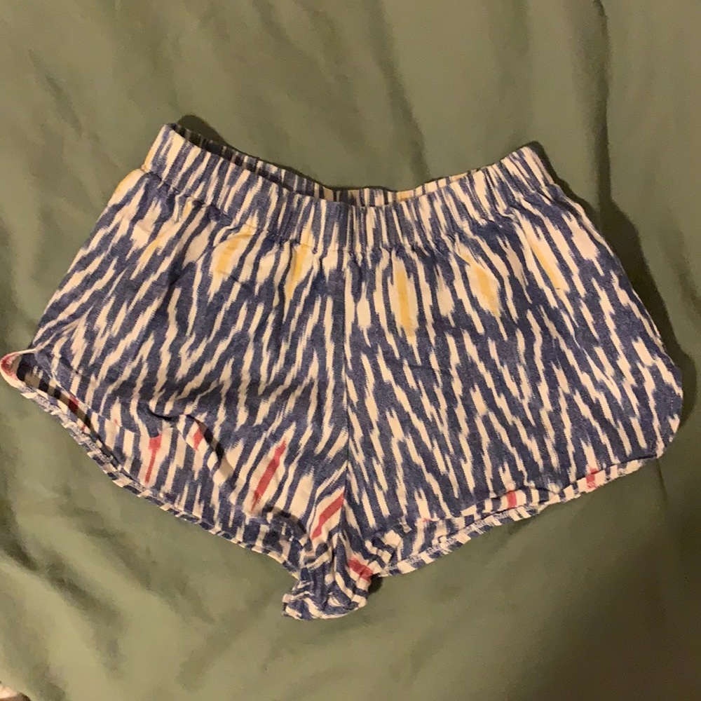 Reformation blue shorts